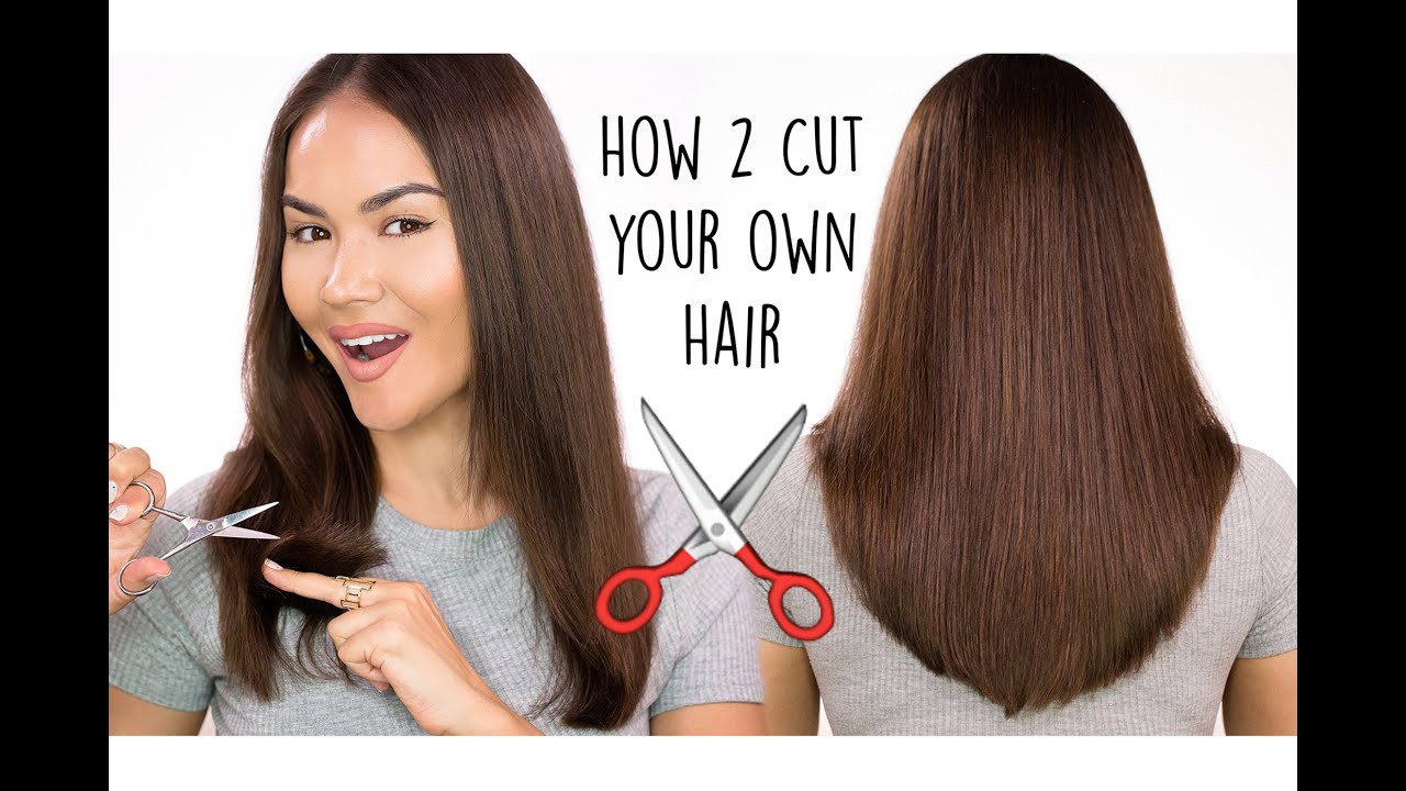 How To Cut Your Own Hair Women
 How To Cut Your Own Hair l DIY HAIRCUT TUTORIAL
