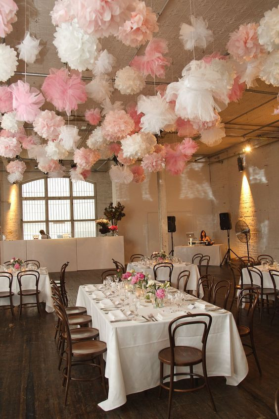 How To Decorate For A Wedding Reception
 50 Prettiest Pom poms Decor Ideas for Your Wedding