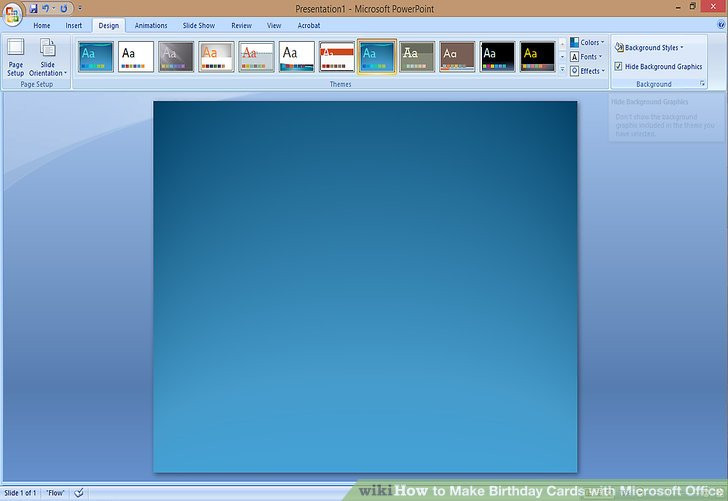 How To Make A Birthday Card On Microsoft Word
 How to Make Birthday Cards with Microsoft fice with