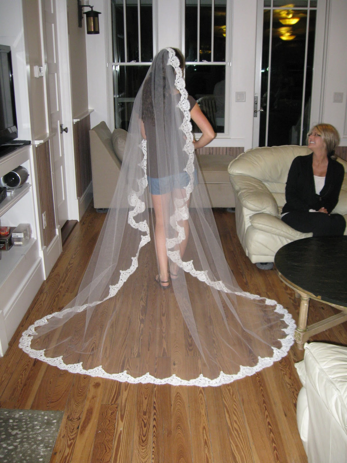 How To Make A Cathedral Wedding Veil
 Tulle Lace and Two Sisters Bean In Love
