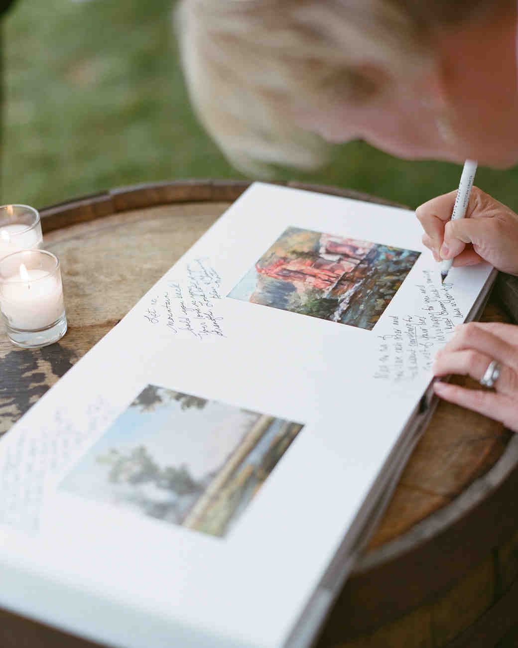 How To Make A Wedding Guest Book
 46 Guest Books from Real Weddings