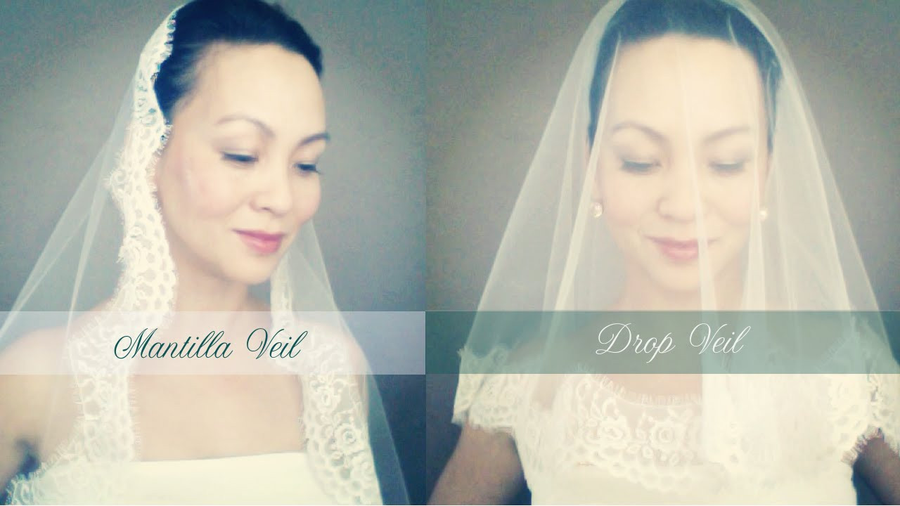 How To Make A Wedding Veil With Lace Trim
 DIY Wedding Veil Lace Trim Drop Ballet Length and