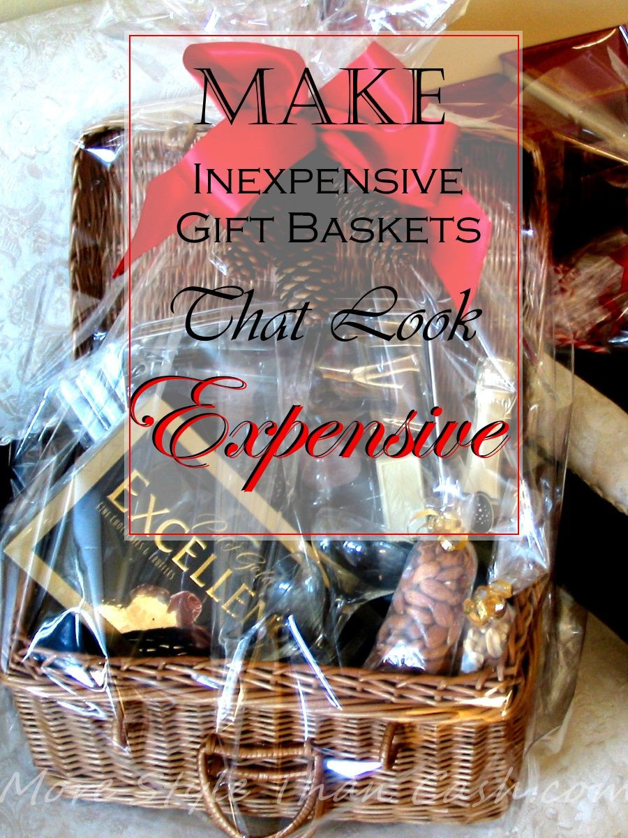 How To Make A Wine Gift Basket Ideas
 Make Inexpensive Gift Baskets that Look Expensive