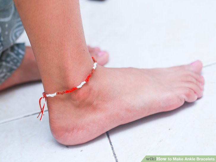 How To Make Anklet
 How to Make Ankle Bracelets with wikiHow