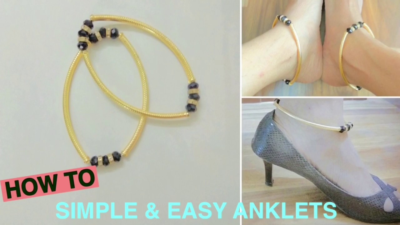 How To Make Anklet
 How to make Simple and Easy Anklets