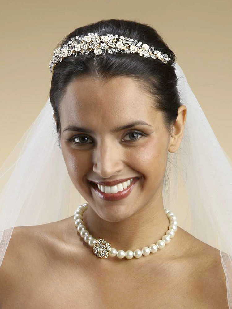 How To Make Wedding Veils And Tiaras
 Wedding Tiara With Veil