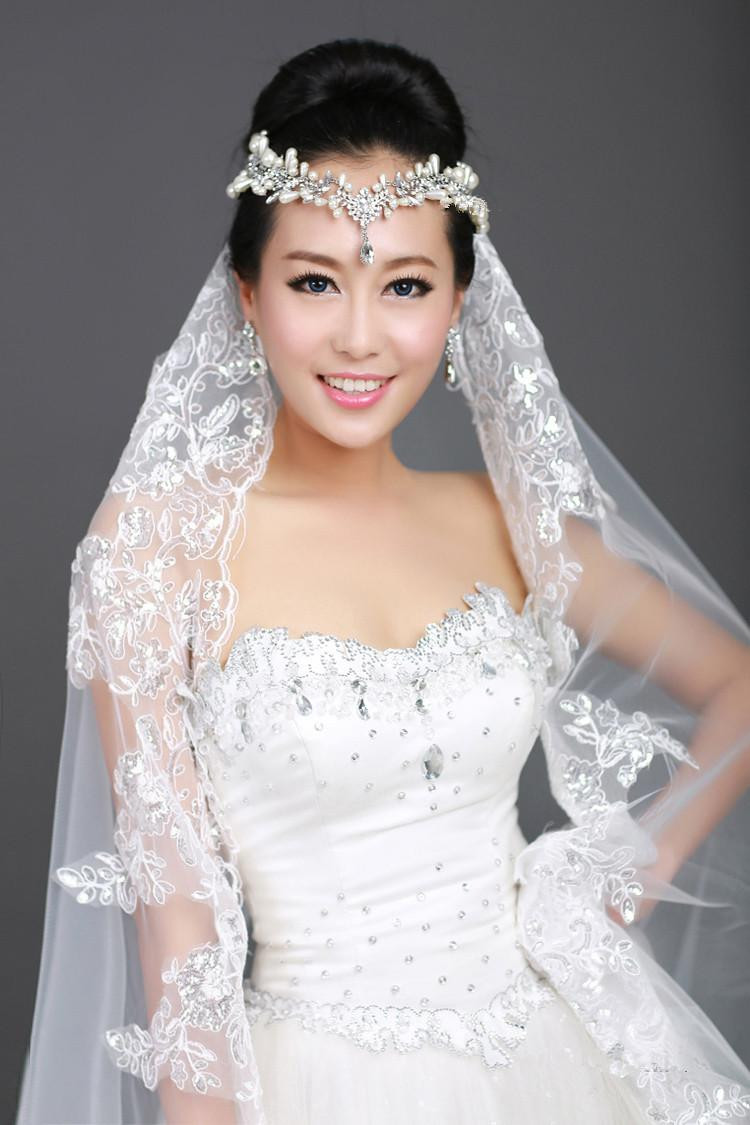 How To Make Wedding Veils And Tiaras
 New 1T Ivory Ribbon Edge Bridal Wedding Veil b
