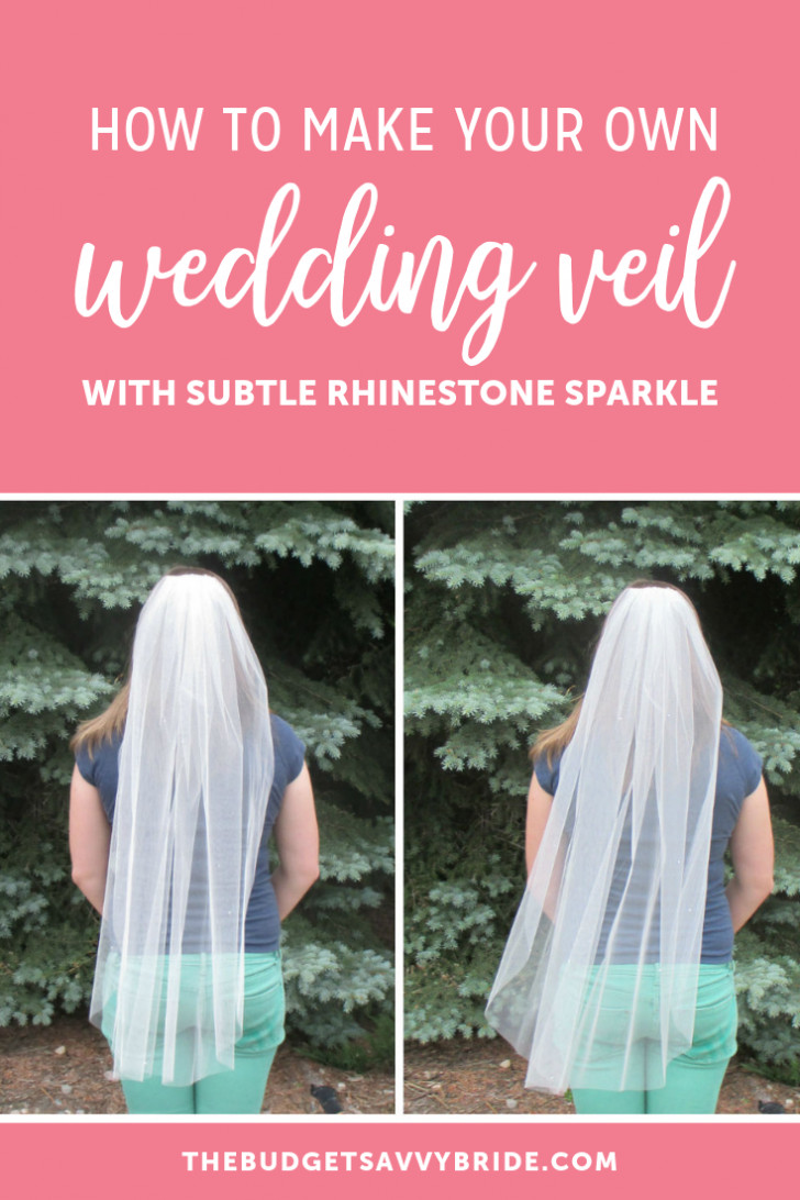 How To Make Your Own Wedding Veil
 DIY Rhinestone Veil