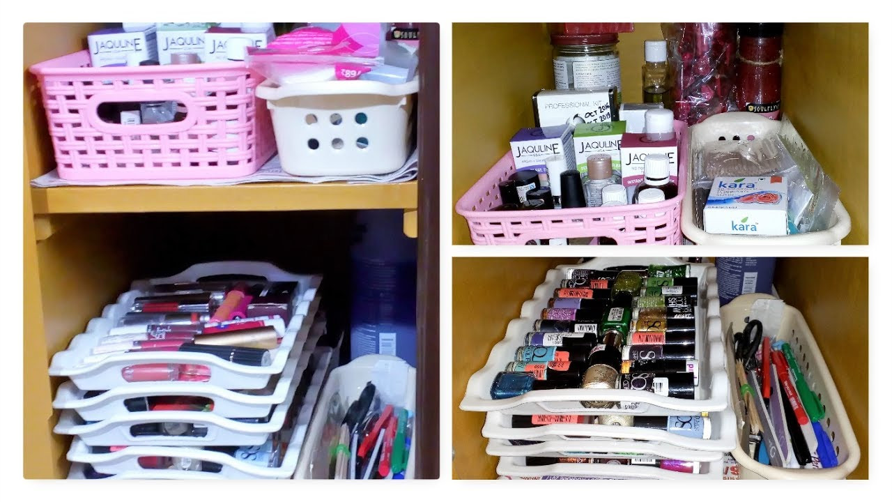 How To Organize Makeup DIY
 DIY MAKEUP ORGANIZATION