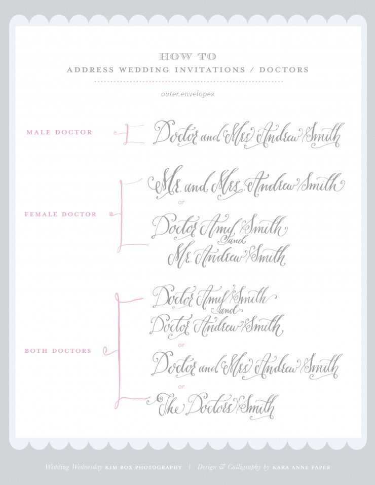 How To Properly Address Wedding Invitations
 How to Address Wedding Invitations