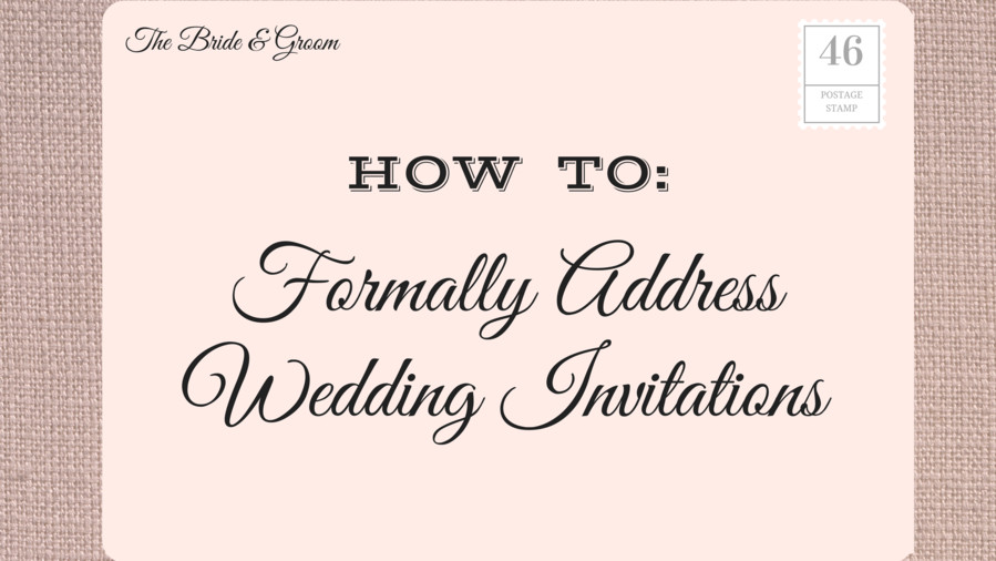 How To Properly Address Wedding Invitations
 How to Address Wedding Invitations Southern Living