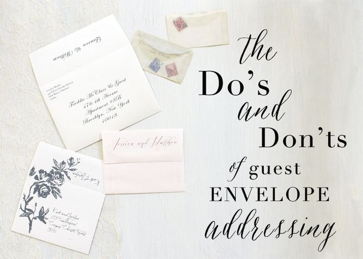 How To Properly Address Wedding Invitations
 How To Address Your Wedding Invites