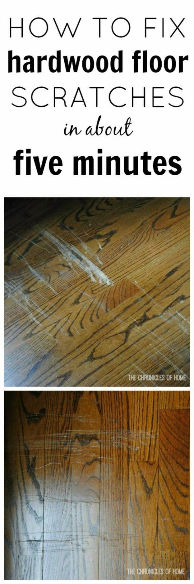 How To Restore Hardwood Floors DIY
 Fix Scratched Hardwood Floors in About Five MInutes