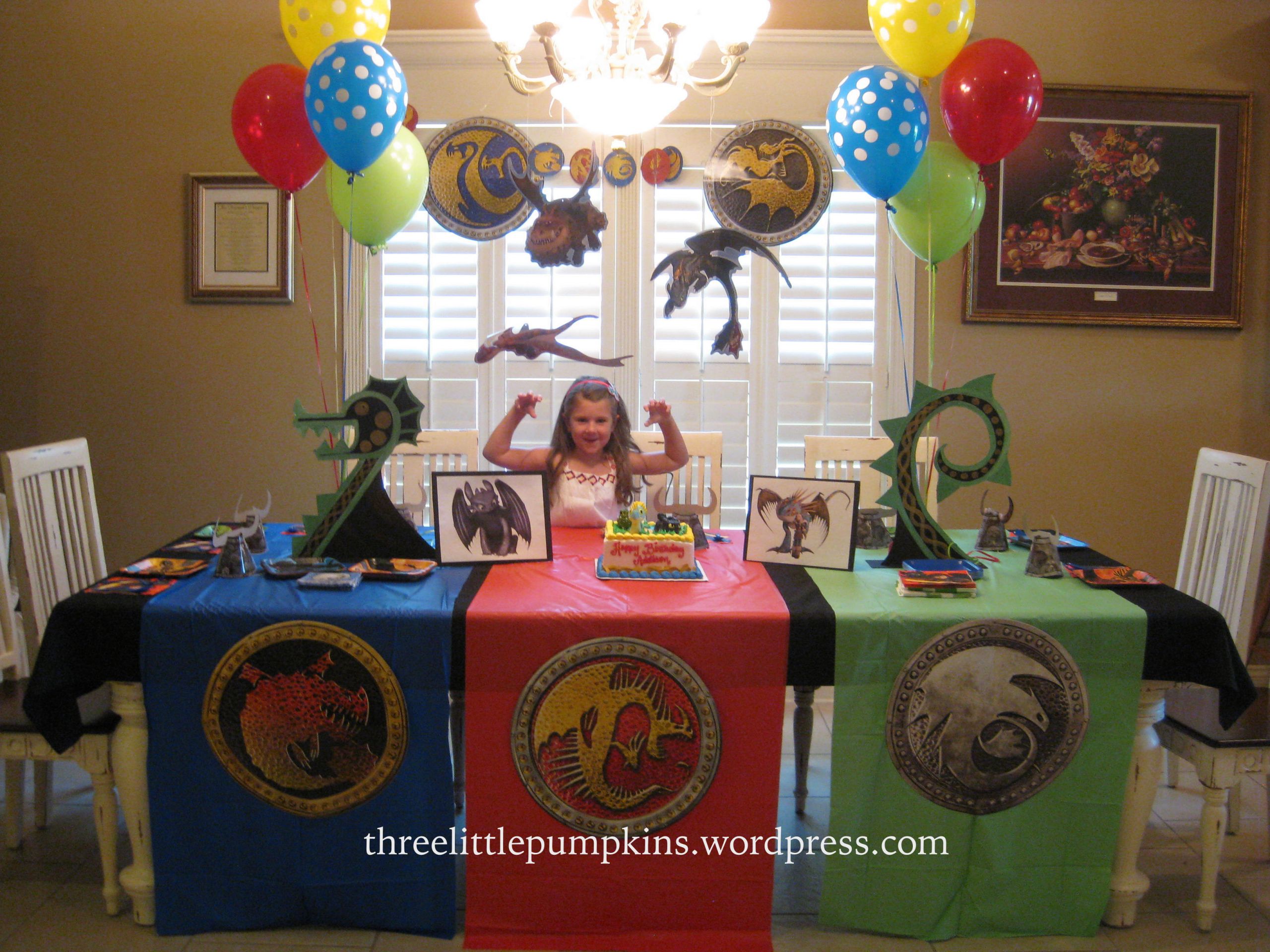 How To Train Your Dragon Birthday Party
 How To Train Your Dragon Party