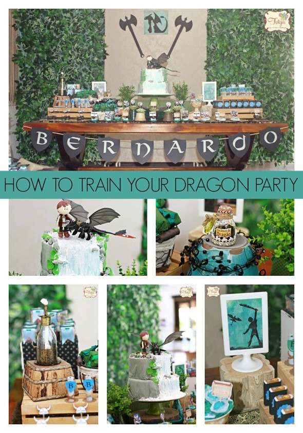 How To Train Your Dragon Birthday Party
 How to Train Your Dragon Party Pretty My Party