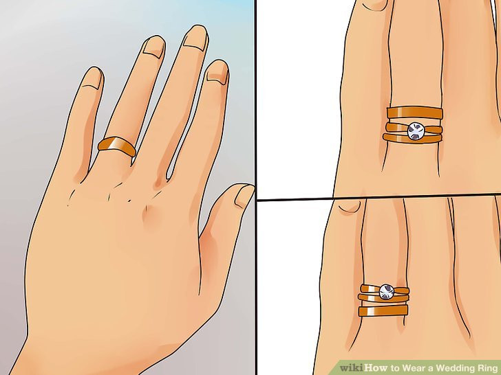 How To Wear A Wedding Ring Set
 How to Wear a Wedding Ring 11 Steps with wikiHow