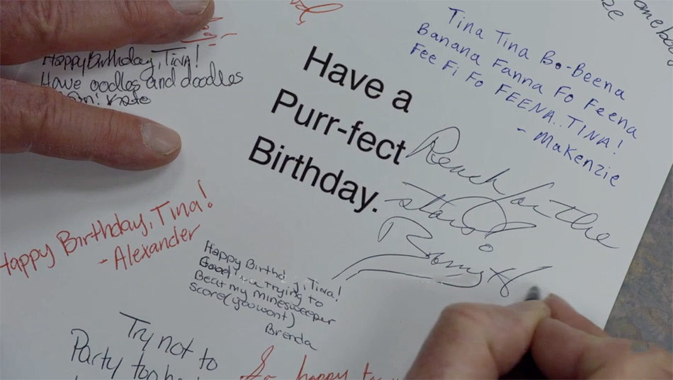 How To Write A Birthday Card
 better call saul What did Mike write in Tina s birthday