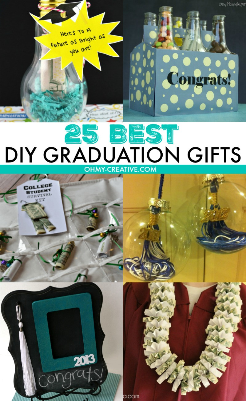 Hs Graduation Gift Ideas
 25 Best DIY Graduation Gifts Oh My Creative