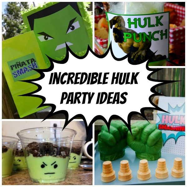 Hulk Birthday Party Supplies
 Age of Ultron Avengers Party Ideas My Crazy Good Life