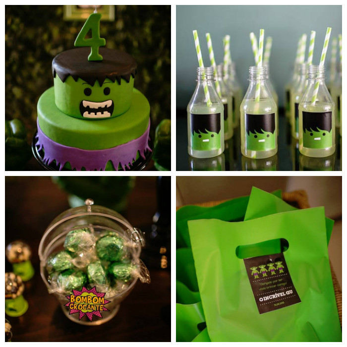 Hulk Birthday Party Supplies
 Kara s Party Ideas Incredible Hulk Themed Birthday Party