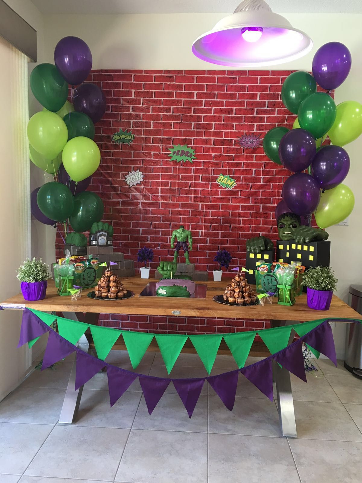 Hulk Birthday Party Supplies
 hulk birthday party decoration boys superheroes party
