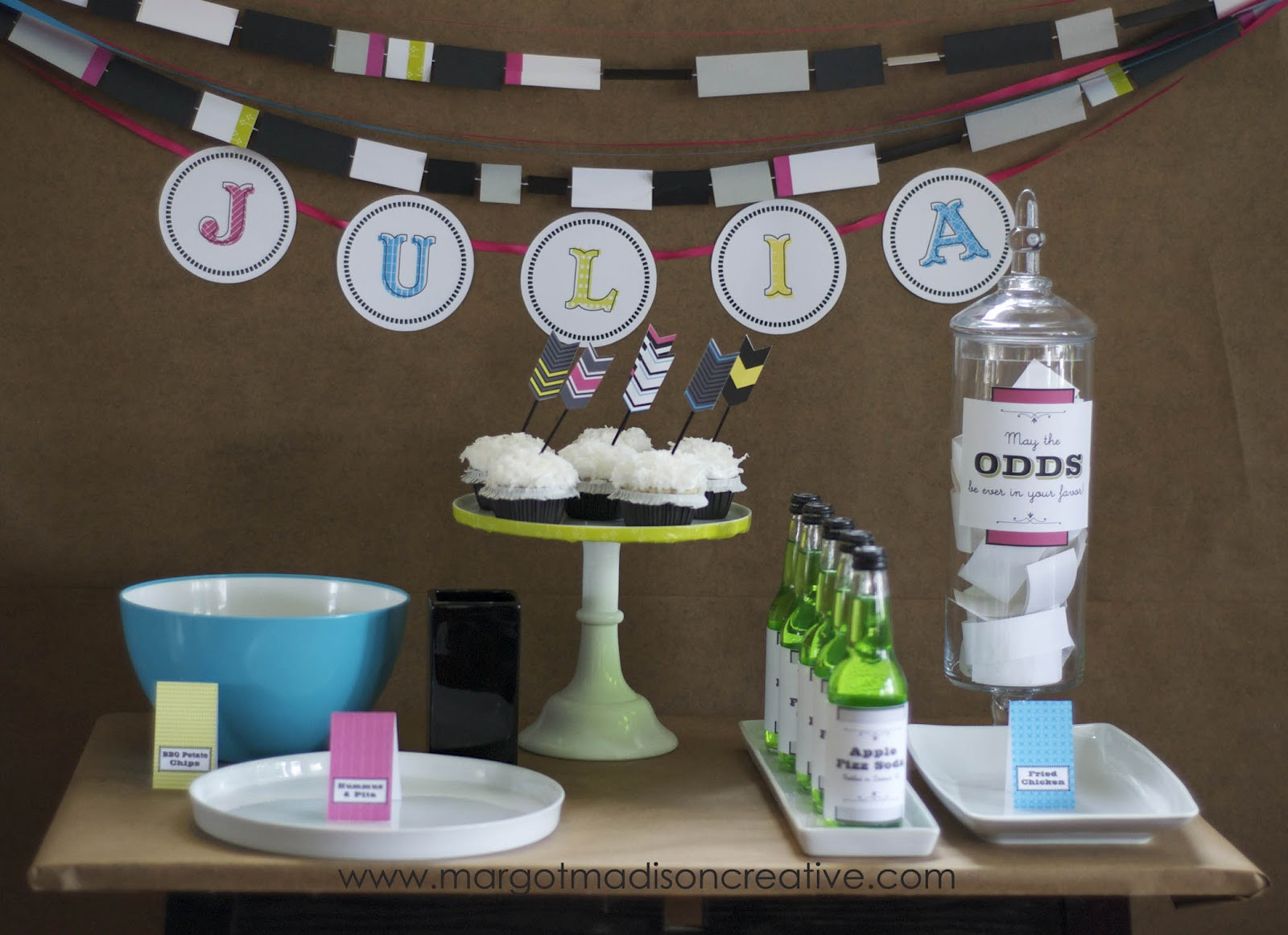 Hunger Games Birthday Party Ideas
 MargotMadison Set up for a Hunger Games Birthday Party