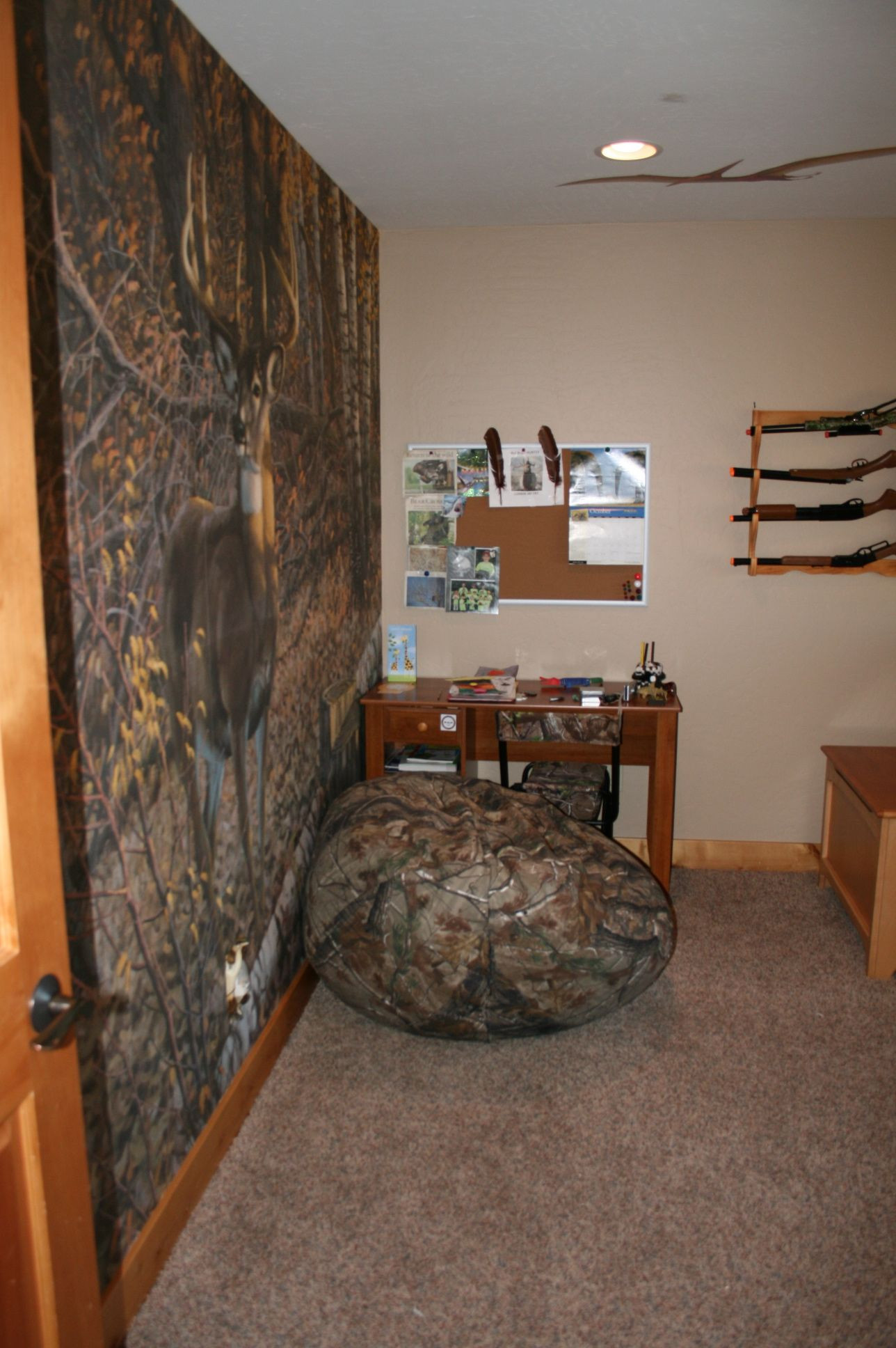 Hunting Bedroom Decor
 My son s new hunting themed room