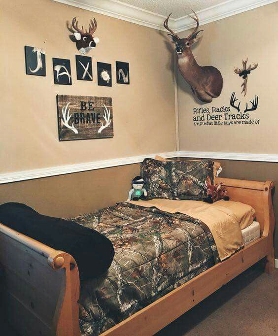 Hunting Bedroom Decor
 So a colin room in 2020
