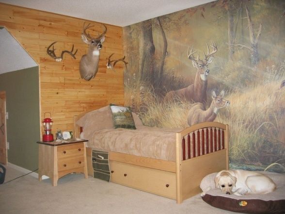Hunting Bedroom Decor
 boys hunting room Bing