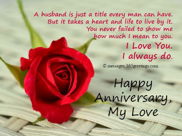 Husband Anniversary Quotes
 Anniversary Wishes For Husband 365greetings