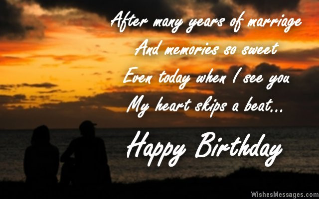 Husband Birthday Quotes From Wife
 Birthday Wishes for Wife Quotes and Messages
