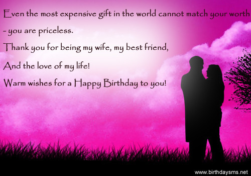 Husband Birthday Quotes From Wife
 Happy Birthday Quotes For Wife QuotesGram