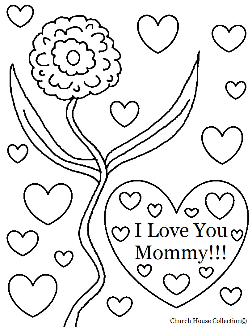 I Love You Coloring Pages Printable
 Church House Collection Blog May 2014