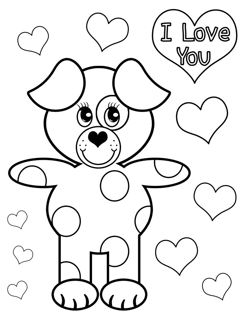 I Love You Coloring Pages Printable
 Abatian "I Love You " Coloring Pages