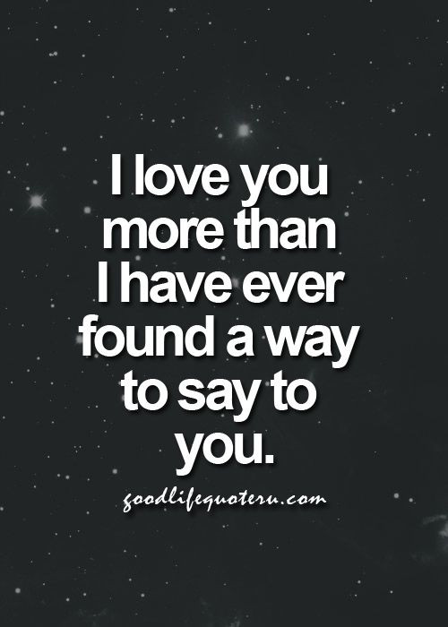 I Love You Romantic Quotes
 Cute I Love You More Than Quotes QuotesGram