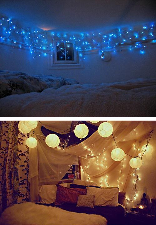 Icicle Lights In Bedroom
 28 best Kerstsfeer Slaapkamer images on Pinterest