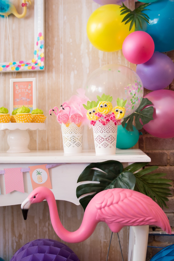 Ideas Birthday Party
 Kara s Party Ideas Flocks of Flamingos Birthday Party