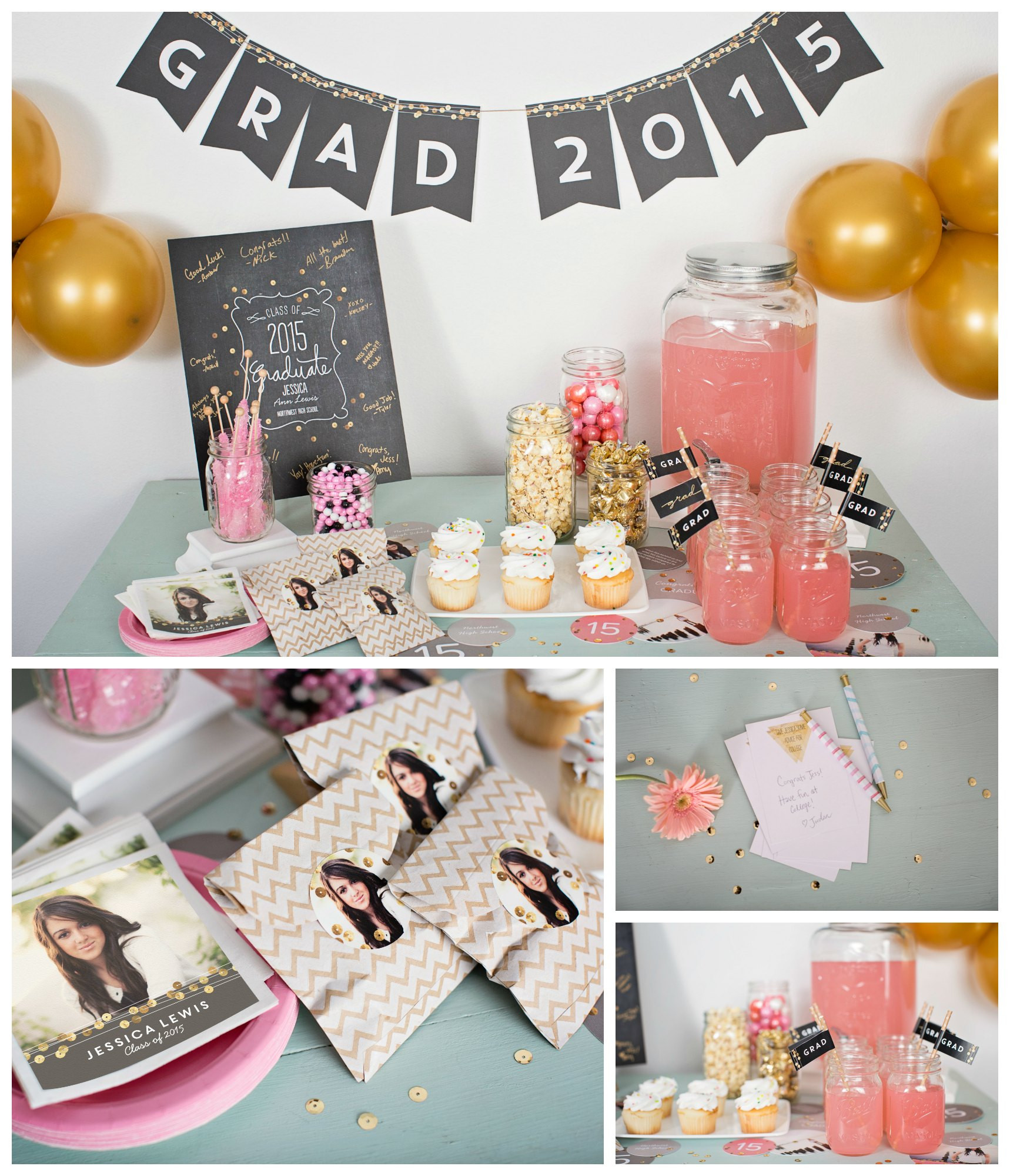 Ideas College Graduation Party
 Sequin Inspired Graduation Party Ideas