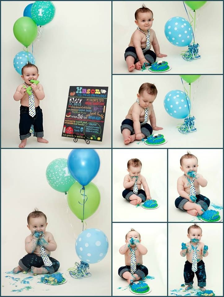 Ideas For 1 Year Old Birthday Party
 Cake smash first birthday baby boy birthday party one
