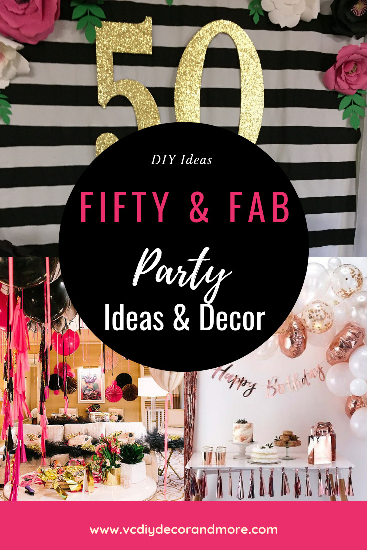 Ideas For 50Th Birthday Party Themes
 VCDiy Decor and More
