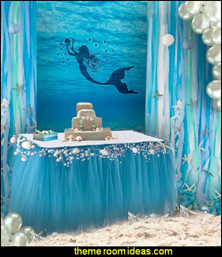 Ideas For A Mermaid Birthday Party
 Decorating theme bedrooms Maries Manor mermaid party