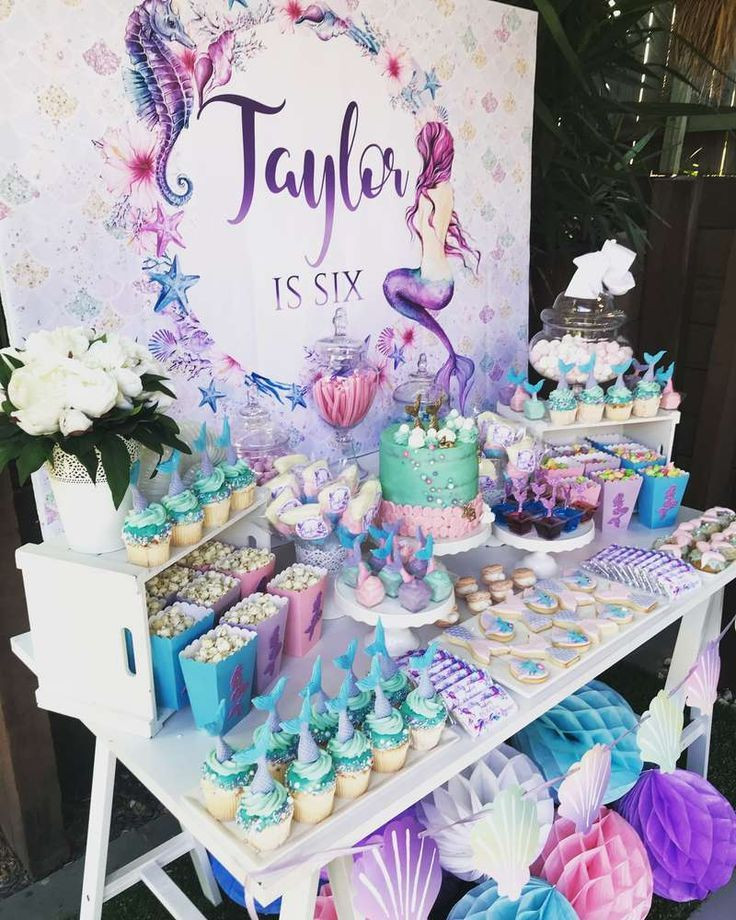 Ideas For A Mermaid Birthday Party
 This Mermaid Birthday Party is absolutely stunning The