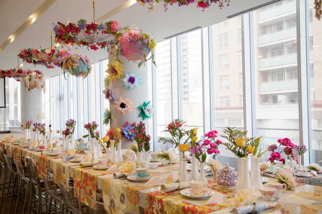 Ideas For A Tea Party Themed Bridal Shower
 Beautiful Floral High Tea Bridal Shower