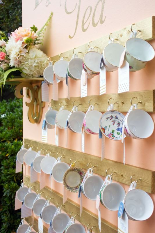 Ideas For A Tea Party Themed Bridal Shower
 Picture gorgeous vintage tea cup bridal shower favors