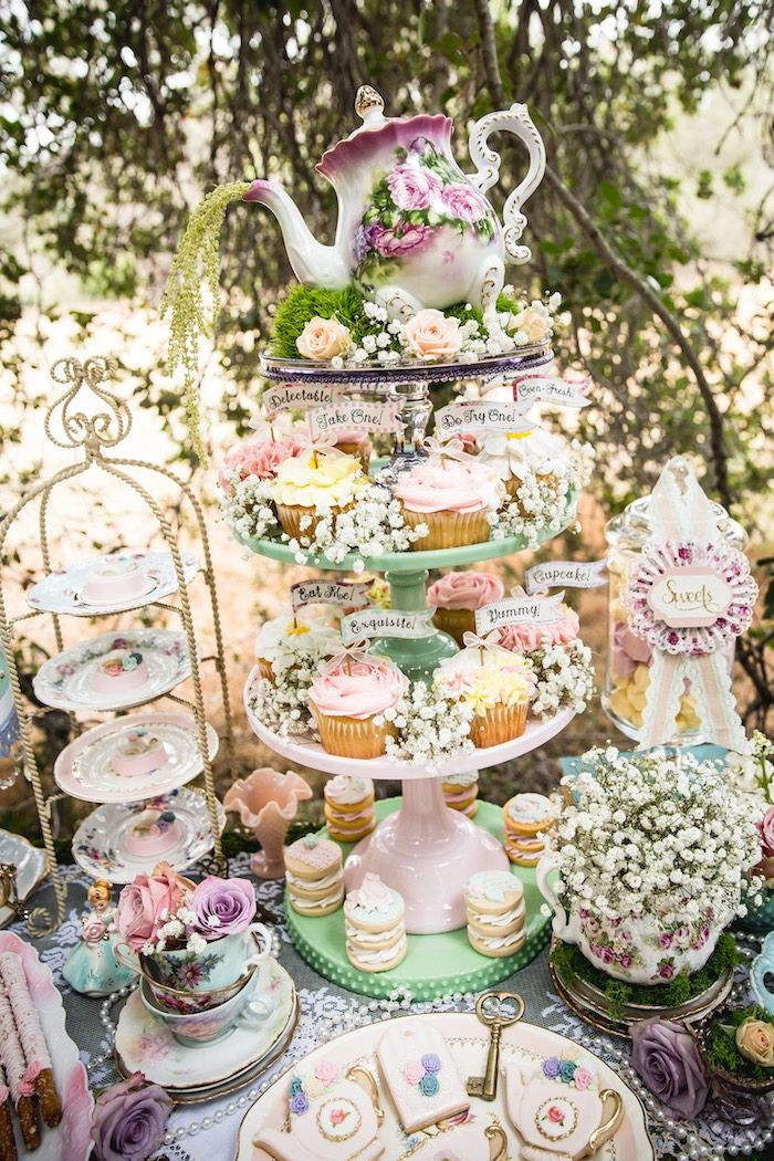 Ideas For A Tea Party Themed Bridal Shower
 Vintage Tea Party