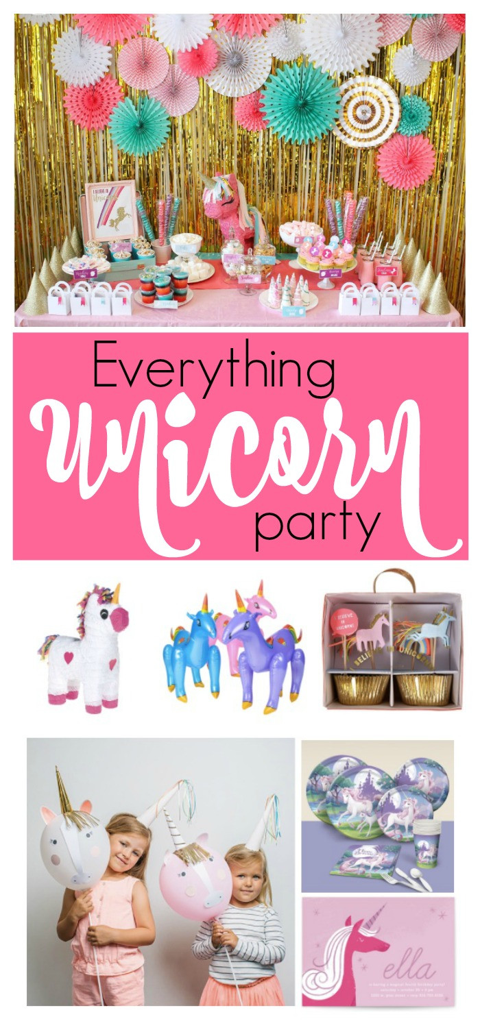 Ideas For A Unicorn Child'S Birthday Party
 Party Ideas for the Perfect Unicorn Party