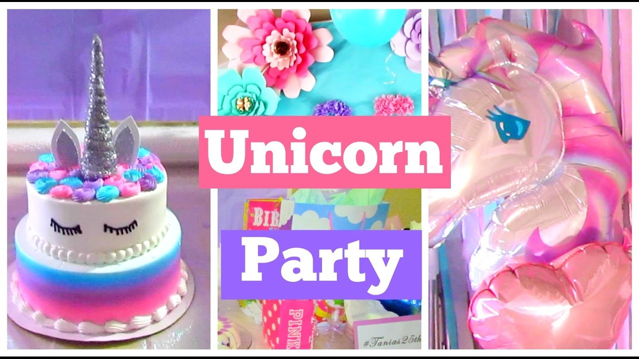 Ideas For A Unicorn Child'S Birthday Party
 My Unicorn Birthday DIY Cake Decorations