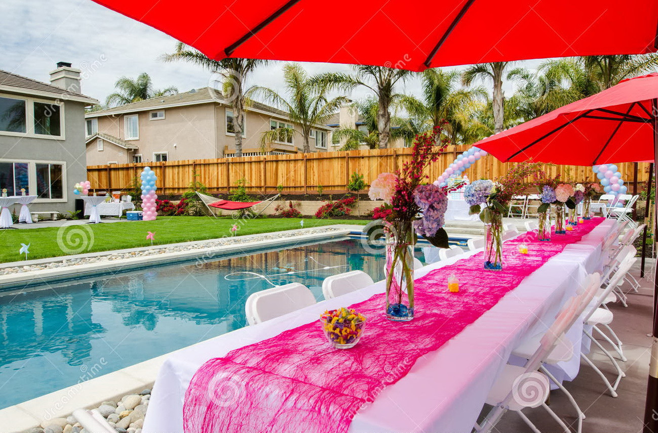 Ideas For Backyard Girls Birthday Pool Party
 How To Plan Outdoor Baby Shower Party