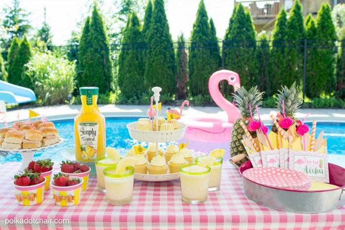 Ideas For Backyard Girls Birthday Pool Party
 Summer Backyard Flamingo Pool Party Ideas