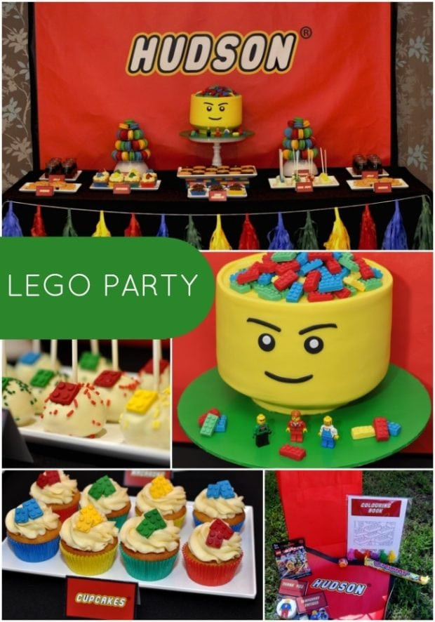 Ideas For Boy Birthday Party
 Boy s Lego Themed 5th Birthday Party